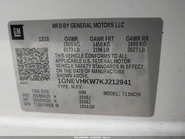 Chevrolet Traverse 3lt