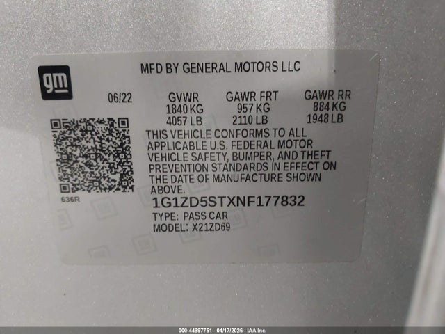 Chevrolet Malibu Fwd Lt