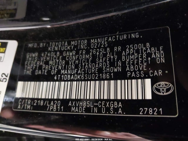 Toyota Camry Xle