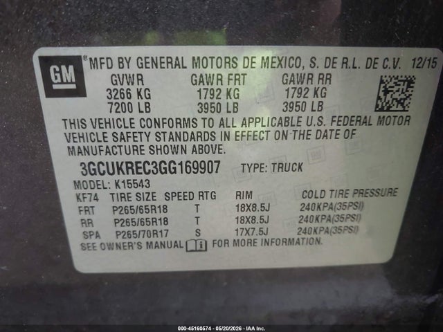 Chevrolet Silverado 1500 1lt