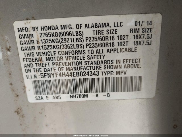 Honda Pilot Ex