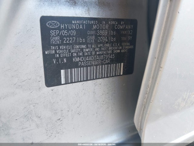 Hyundai ELANTRA Blue