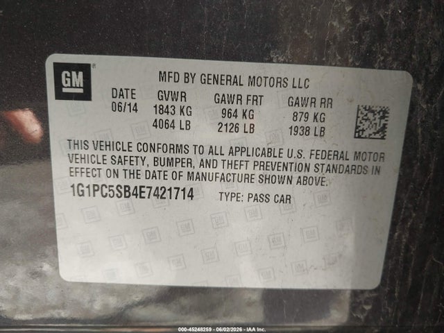 Chevrolet Cruze 1lt Auto