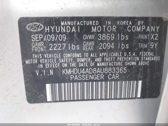 Hyundai ELANTRA Gls