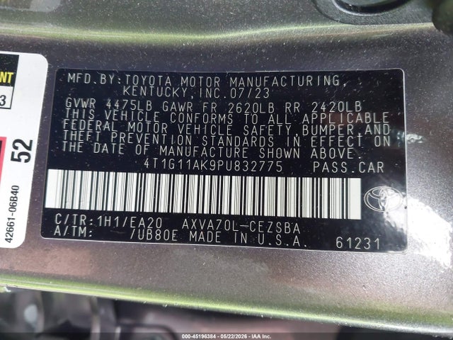 Toyota Camry Se