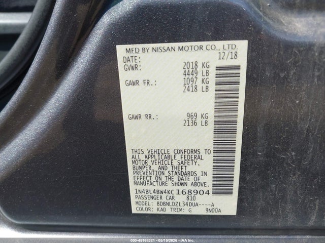 Nissan Altima 2.5 S
