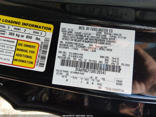 Ford Fusion S