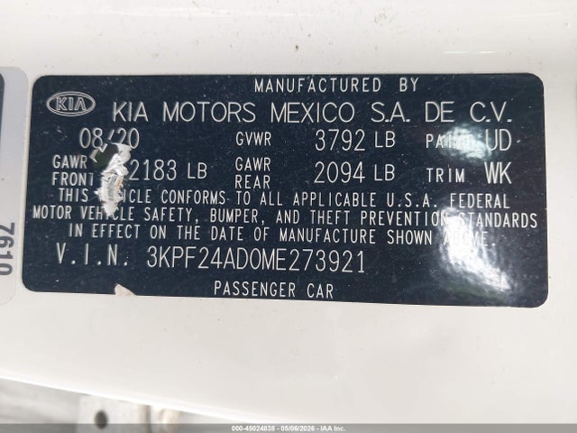 Kia Forte Lxs