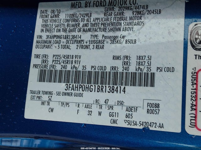 Ford Fusion Se