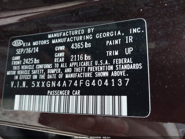 Kia Optima Ex