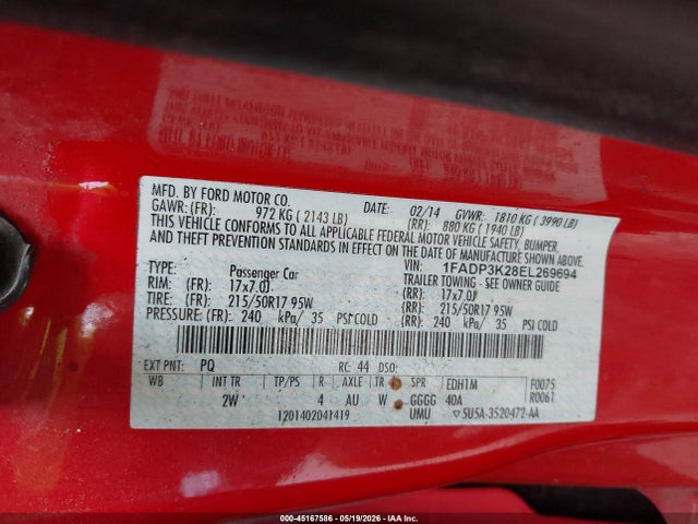 Ford Focus Se