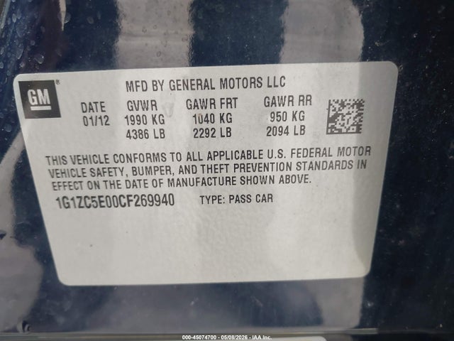Chevrolet Malibu 1lt