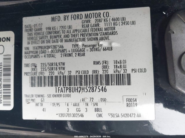 Ford Mustang Ecoboost Premium