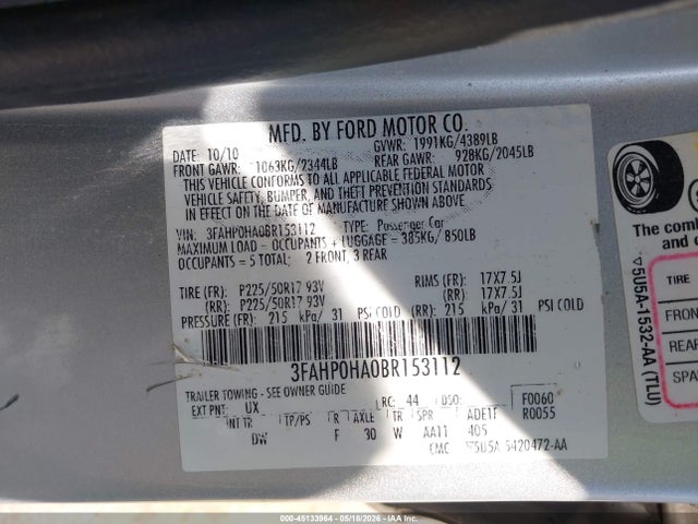 Ford Fusion Se