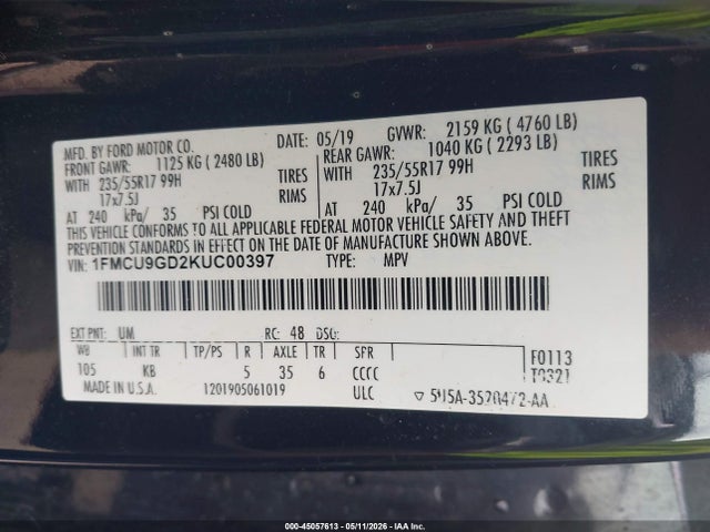 Ford Escape Se
