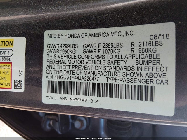 Honda Accord Ex