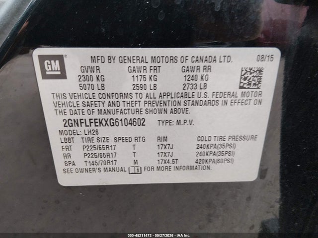 Chevrolet Equinox Lt