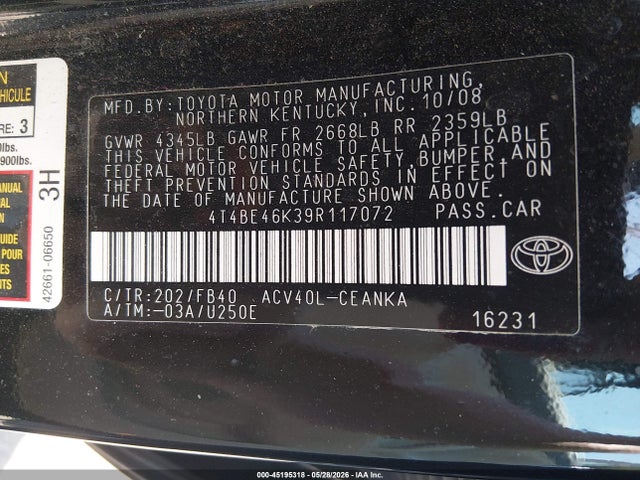 Toyota Camry Le