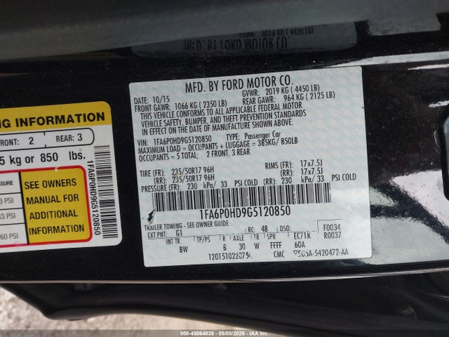 Ford Fusion Se