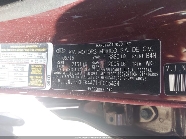 Kia Forte Lx