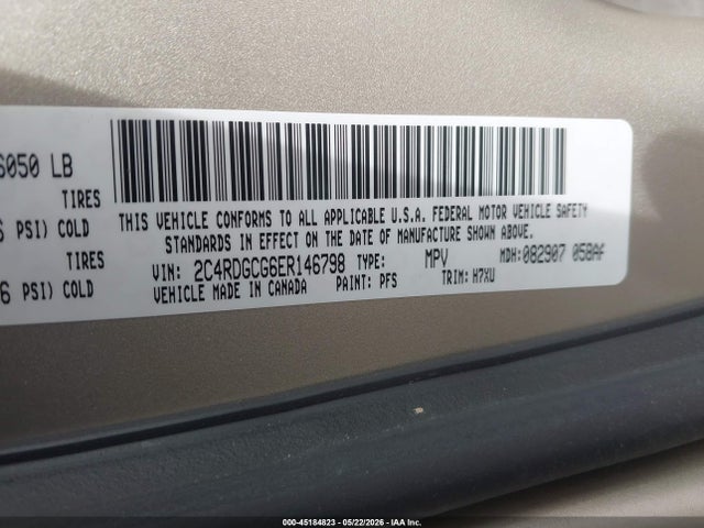 Dodge Grand Caravan Sxt