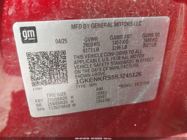 GMC Acadia Fwd Elevation