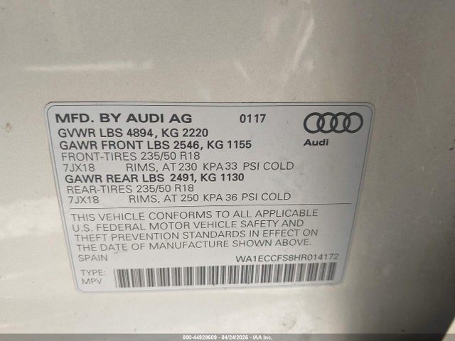 Audi Q3 2.0t Premium