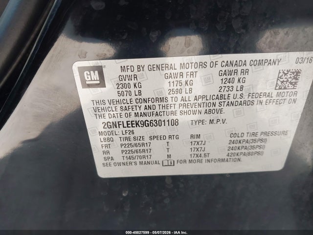 Chevrolet Equinox Ls