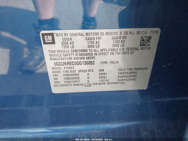 Chevrolet Silverado 1500 1lt