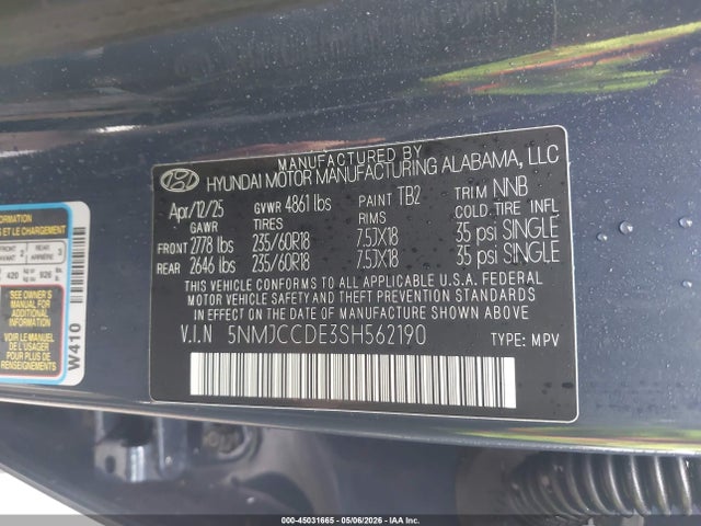 Hyundai TUCSON Sel Convenience