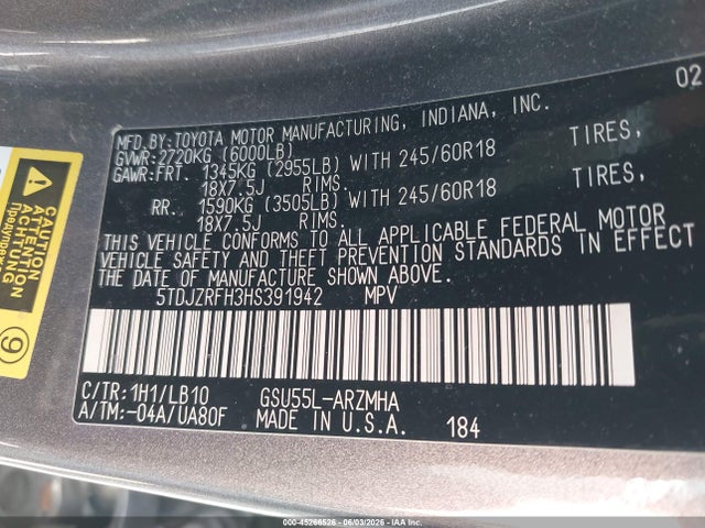 Toyota Highlander Xle