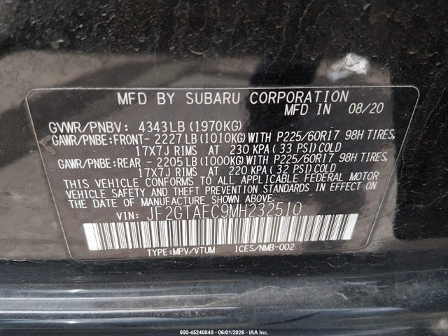 Subaru Crosstrek Premium