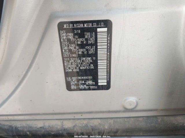 Nissan Armada Platinum