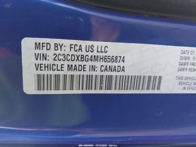 Dodge Charger Sxt Rwd