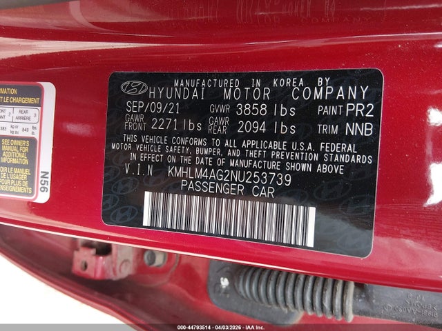 Hyundai ELANTRA Sel