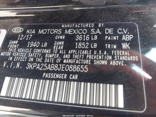 Kia Rio Lx