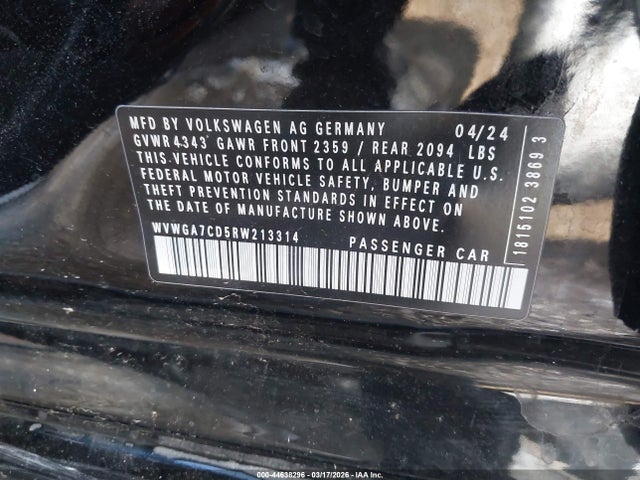 Volkswagen Golf 2.0t S