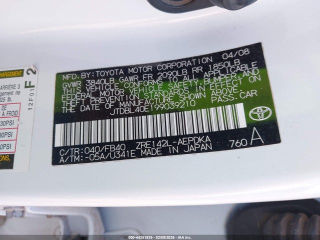 Toyota Corolla Le