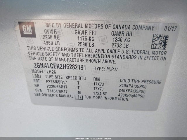 Chevrolet Equinox Lt