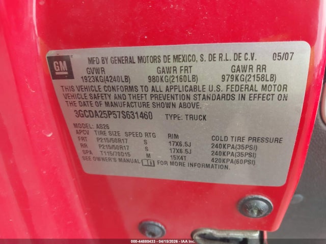 Chevrolet Hhr Panel Lt