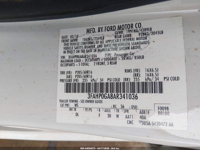 Ford Fusion S