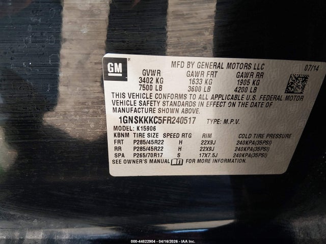 Chevrolet Suburban 1500 Ltz