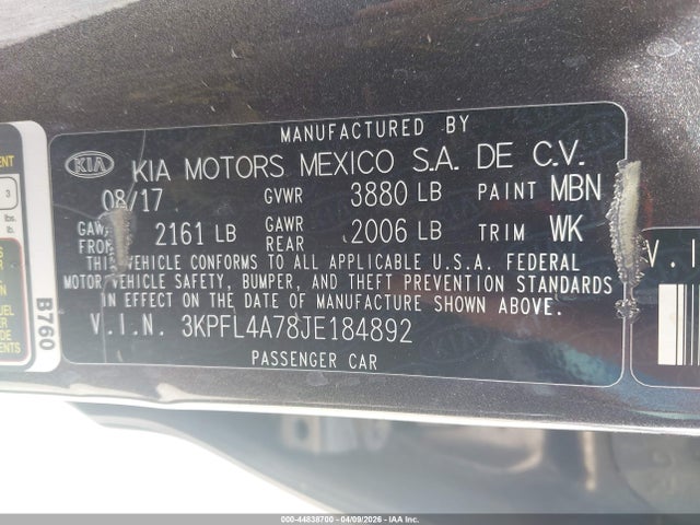 Kia Forte Lx