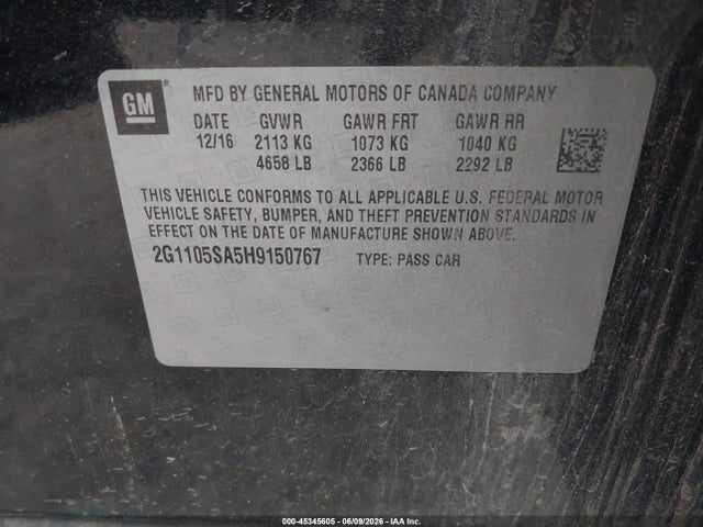 Chevrolet Impala 1lt