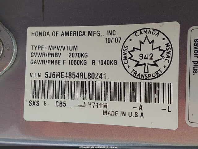 Honda CR-V Ex