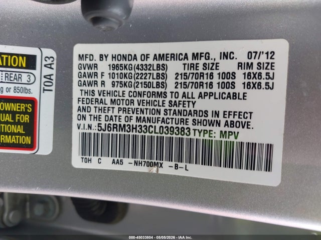 Honda CR-V Lx