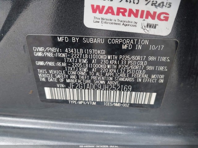 Subaru Crosstrek 2.0i Premium