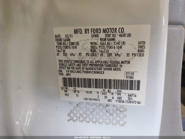 Ford Escape Xls