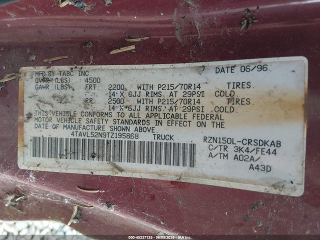 Toyota Tacoma Xtracab