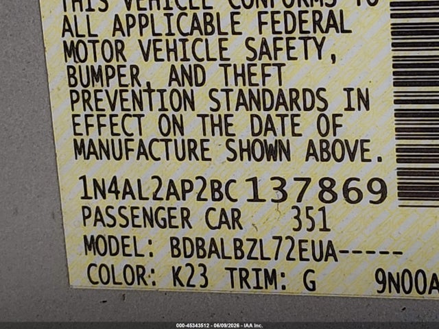 Nissan Altima 2.5 S